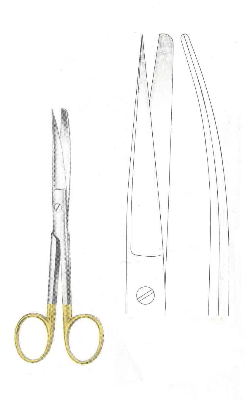 ALTIN SAPLI MAKAS EĞRİ 18.5CM